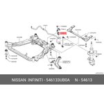 Втулка стабилизатора переднего NISSAN 54613-3UB0A