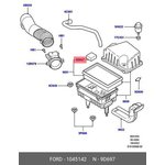 1045142, Фильтр вентиляции картера двигателя |/Ford Focus,Transit Connect Zetec ...