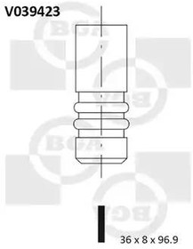 Фото 1/5 V039423, Впускной клапан