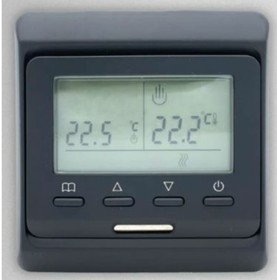 Фото 1/7 Терморегулятор для тёплого пола электронный E51.716 черный 51716/черный