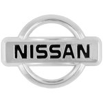 SNE-002, Эмблема хром SW Nissan малая 58x42мм (скотч)