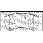 0101-ZZE121F, Колодки тормозные передние