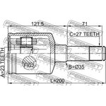 1011-EPICLH, Шрус внутренний левый 23x35x27