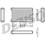 DRR05005, Радиатор отопителя BMW: 1 (E81, E87) 116i/118i/120i/130i 04 -  ...