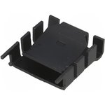 FK 224 SA-220-2, Heat Sink Passive TO-220 Vertical Thru-Hole 18K/W Black Anodized