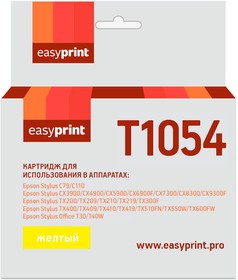 Фото 1/2 T0734/T1054 Картридж EasyPrint IE-T1054 для Epson Stylus C79/CX3900/TX209, желтый, с чипом