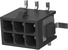 3-794636-6, Pin Header, Wire-to-Board, 3 мм, 2 ряд(-ов), 6 контакт(-ов), Surface Mount Straight