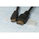 Шнур штекер HDMI-штекер miniHDMI\1,8м\Au/пл\; №3009 E шнур штек HDMI-штек ...