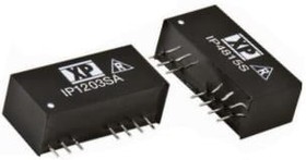 IP4805S, Isolated DC/DC Converters - Through Hole DC-DC, 3W reg., dual output, 4:1 Input, SIP