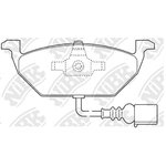 PN0148W, PN0148W-NIBK_!колодки дисковые п.\ Audi A3 1.6-1.9TD 96-03 ...