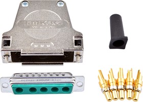 Фото 1/2 FMK3G-5W5PA-5938 / 1731140089, FMK 5 Way Cable Mount D-sub Connector Plug