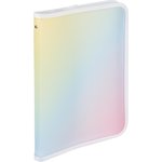 Папка-конверт на молнии с 3-х сторон А4 Attache Selection Rainbow,РР,400мкм