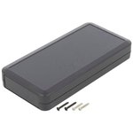 LC165-M4-D, Silicone Cover Enclosure LC 80x165x27mm Dark Grey ABS IP40