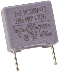 Фото 1/3 BFC233860222, Safety Capacitors .0022uF 20% 300volts