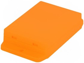 Фото 1/2 NUB705017OR, 70x50,4x17мм, ABS пластик, оранжевый, с фланцами / NUB705017OR
