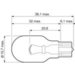 032215, Лампа накаливания Лампа W16W Essential (упаковка 10 шт.)