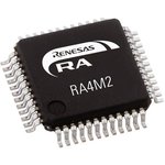 R7FA4M2AD3CFL#AA0, ARM Microcontrollers - MCU MCU RA4 ARM CM33 100MHZ 512K/128K QFP48
