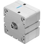 ADN-80-10-I-P-A, Pneumatic Compact Cylinder - 536363, 80mm Bore, 10mm Stroke ...