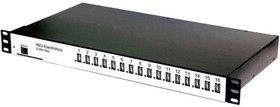 NIO-EUSB 16EP, Концентратор сетевой USB, 16*USB 2.0, 1*10/100/1000 Base-T