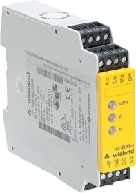 Фото 1/2 R1.188.0720.2, Dual-Channel Emergency Stop, Light Beam/Curtain, Safety Switch/Interlock Safety Relay, 24V ac/dc, 2 Safety