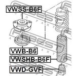 Отбойник амортизатора VWD-GVF