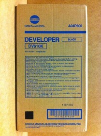 Фото 1/8 Девелопер Konica-Minolta bizhub Pro C5500/C5501/ C6500/C6501/C65hc/ PRESS C6000/C7000/C70hc черный DV-610K A04P600