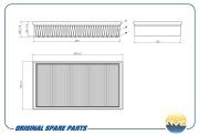 AMD.FA839, Фильтр воздушный 1444.TK/AMD.FA839 AMD