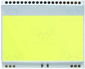 Фото 1/3 EA LED55X46-G, Подсветка, EADOGM128, LED, 55x46x3,6мм, желто-зеленый