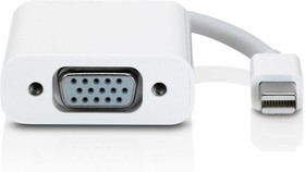 Фото 1/2 Переходник Display Port miniDisplayPort (m) - VGA (f), белый