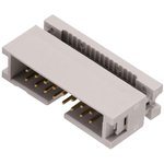 61202025821, IDC Connector, IDC Plug, Male, 2.54 мм, 2 ряда, 20 контакт(-ов) ...