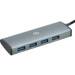 Разветвитель USB Digma (HUB-4U3.0-UC-G) 4порт. серый