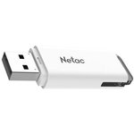 Флеш Диск Netac U185 128Gb  NT03U185N-128G-20WH , USB2.0, с колпачком ...