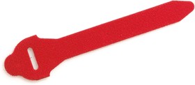 0 331 85, Cable Tie, Hook and Loop, 150mm x 16 mm, Red, Pk-10