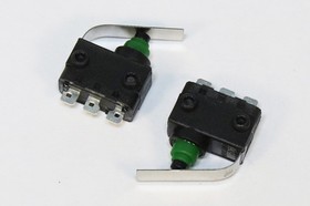 Фото 1/4 Микропереключатель , размер 14x 7x 8, 3А, переключение ON-(ON), размер концевика L16, КВБ303-130SA15