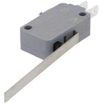 V15T16-EZ100A03, Micro Switch V15, 16A, 1CO, 0.29N, Long Lever
