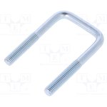 CBTC.6.28.55 (3/4"), U-bolt; C; 1; steel; zinc; Thread len: 27mm; Int.width ...