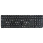 (634139-251) клавиатура для ноутбука HP Pavilion dv6-6000, черная с рамкой, гор ...