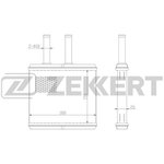 mk-5012 Радиатор отоп. Chevrolet Aveo (T200 T250 T255) 03- Daewoo Kalos (KLAS) 02-