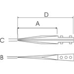 A73MZ, Zirconia Toughened Aluminium, Tweezer Tips