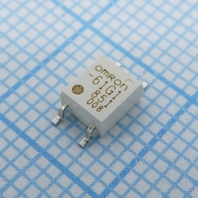 Фото 1/2 G3VM-61G1-TR, МОП-транзисторное реле, 60В AC, 400мА, 2Ом, SPST-NO