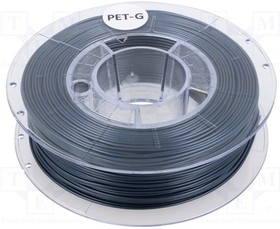 PETG 1,75 LIGHT STEEL SOLO 0,33, Филамент: PET-G; O: 1,75мм; светлая сталь; 220-250°C; 330г