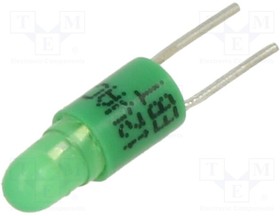 15015251, Индикат.лампа: LED; BI-PIN; зеленый; пластик; 12ВAC; 12ВDC; 3мм