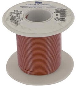 Фото 1/4 1550 RD005, 1550 Series Red 0.2 mm² Hook Up Wire, 24 AWG, 7/0.20 mm, 30m, PVC Insulation