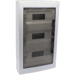 CP30936, Корпус щита распределительного для модульного оборудования 36M(12x3), навесной, прозрачная затемнённая дверца