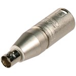 NA2MBNC, XLR Connectors 3P XLR-BNC MALE PRE-WIRED