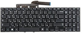 (BA59-03270C) клавиатура для ноутбука Samsung NP270E5E, NP300E5V, NP350V5C, NP355V5C, NP355V5X, NP550P5C, черная без рамки, гор. Enter