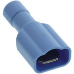 DPF14-250FIM-M, MALE DISCONNECT, 6.35MM, 16-14AWG, BLUE