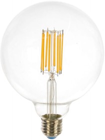 LED-G125-15W/3000K/E27/CL PLS02WH Лампа светодиодная. Форма шар, прозрачная. UL-00004860