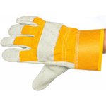 перчатки спилковые комбинированные "Ангара" G-029