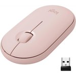 Мышь компьютерная Logitech Logitech m350 Pebble Pink (910-005717)